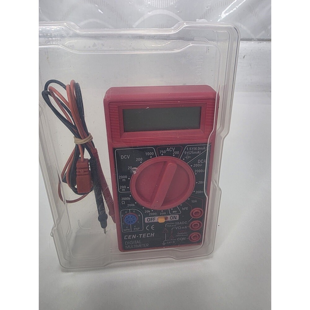 Cen-Tech 7 Function Digital Multimeter Tester Multi-tester AC/DC volt 90899